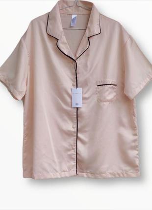 Сорочка,блузка в піжамному стилі