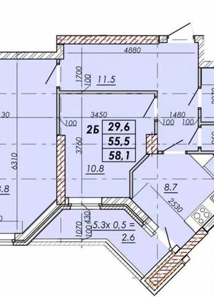 квартира, которая расположена на 8 этаже 16-ти этажного дома