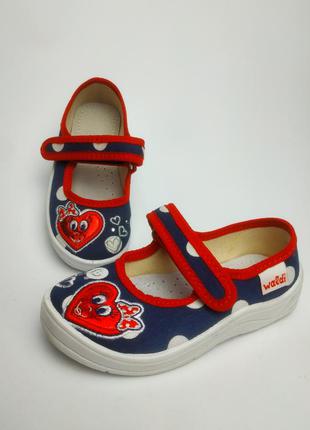 Тапочки валди мокасины ♥️ дитячі текстильні туфлі на дівчинку