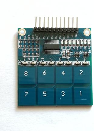 Модуль сенсорная клавиатура TTP226 для Ардуино 8 кнопок