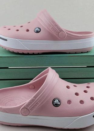 Крокс 2.5 дитячі crocs crocband ii clogs petal/dahlia