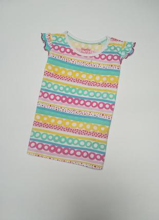 Яскрава футболка для дівчинки lupilu 12-24 місяці