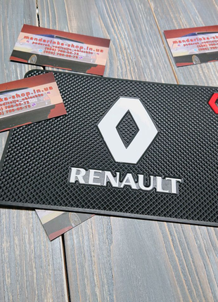 Антислизький килимок на панель приладів Renault
