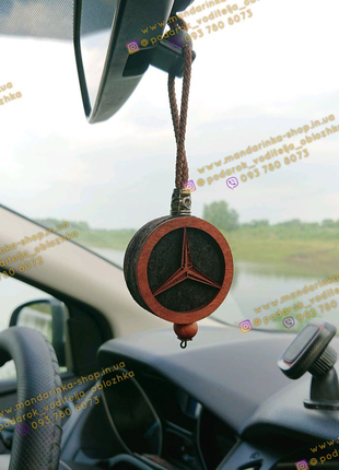 Ароматизатор з логотипом авто Mercedes +аромат