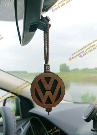 Ароматизатор з логотипом авто Volkswagen кедр+аромат
