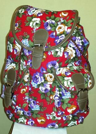 Школьный молодёжный рюкзак flower-2