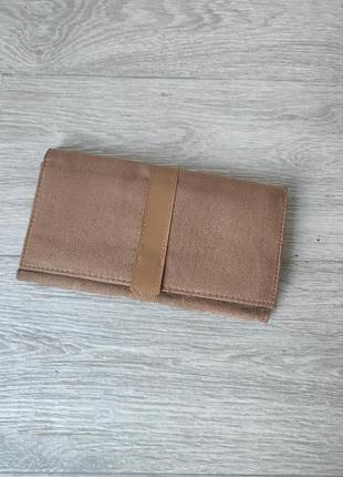 Брендовый кошелек портмоне женский бежевый гаманець