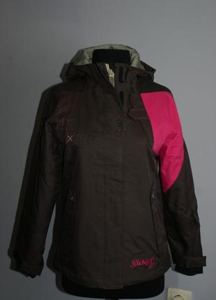 Подростковая лыжная куртка для девочки ziener pros, aquashield...