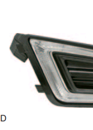 Фара дхо пра. FORD EDGE 15- (TYC)  12-5361-00-1N