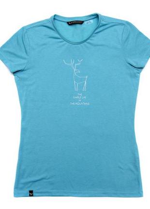 Женская футболка salewa deer dri - release. размер l