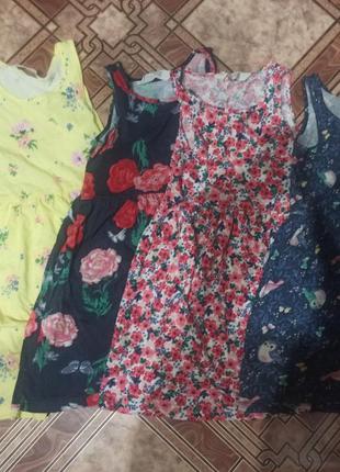 Набор платье для девочки h&m летний сарафан