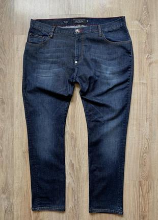 Мужские стрейчевые джинсы philipp plein beluga blue jeans