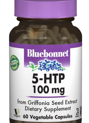 5-HTP (Гідрокситриптофан) 100 мг, Bluebonnet Nutrition, 60 капсул