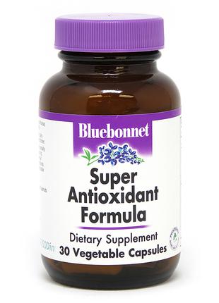 Формула Супер Антиоксидантов, Bluebonnet Nutrition, 30 вегетар...