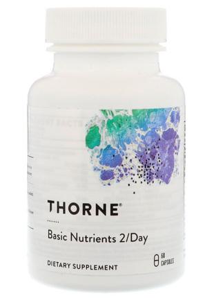 Базовые Питательные Вещества, Basic Nutrients 2/Day, Thorne Re...