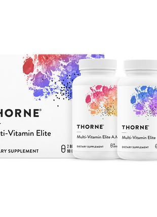Мультивитамины Элит, Multi-Vitamin Elite A.M. & P.M., Thorne R...