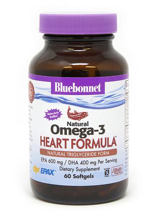 Омега-3 Формула для Сердца, Bluebonnet Nutrition, Omega-3 Hear...