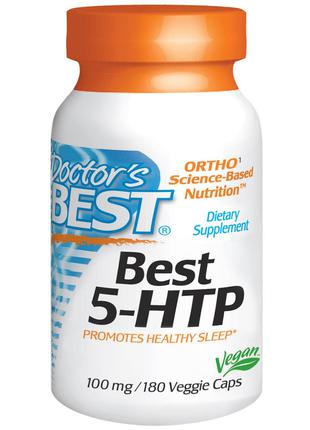 5-HTP (Гидрокситриптофан) 100мг, Doctor's Best, 180 капсул