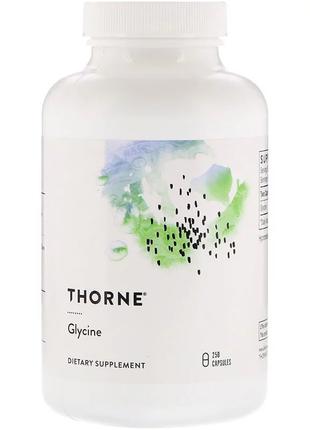 Глицин, Glycine, Thorne Research, 250 капсул