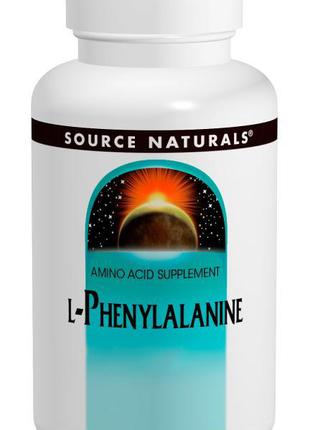 L-фенілаланін 500 мг, Source Naturals, 100 таблеток