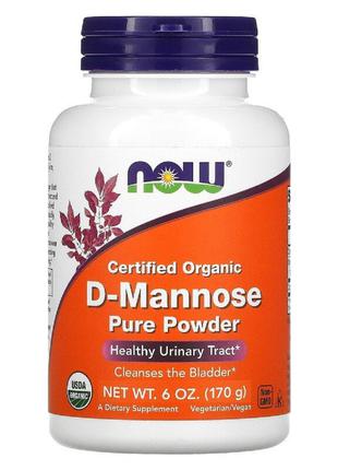 D-Маноза, D-Mannose, Now Foods, порошок 170 гр.