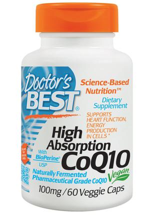 Коензим Q10 Високої Абсорбації 100 мг, BioPerine, Doctor's Bes...
