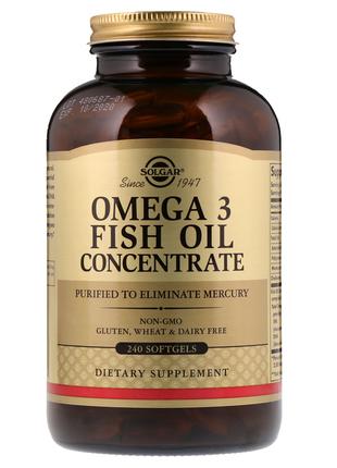 Омега-3 Рыбий жир, Концетрат, Omega-3 Fish Oil Concentate, Sol...