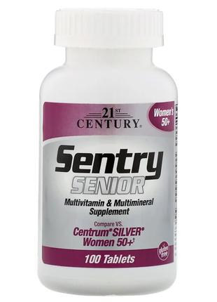 Мультивітаміни та мультимінерали для жінок 50+, Sentry Senior,...