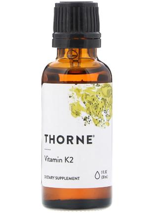 Витамин К2, Thorne Research, 1 Жидкая Унция (30 мл)