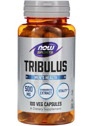 Трибулус, 500 мг, Tribulus, Now Foods, 100 вегетарианских капсул