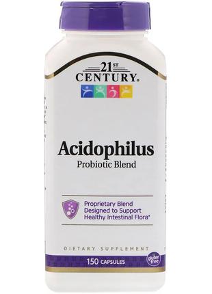 Смесь Пробиотиков Acidophilus, 21st Century, 150 капсул