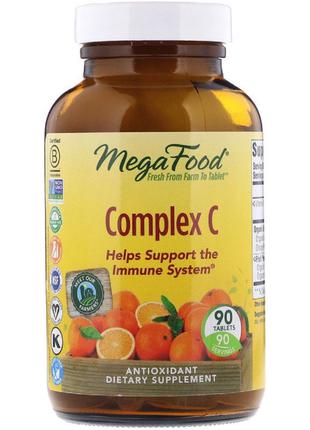 Комплекс витамина С, Complex C, MegaFood, 90 таблеток