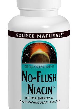 Ниацин (В3) 500мг, Source Naturals, 60 таблеток