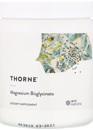 Магній Бісгліцинат, Thorne Research, 8,4 унції (237 г)