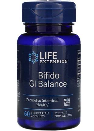 Пробиотики, Bifido GI Balance, Life Extension, 60 вегетарианск...