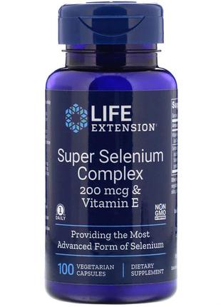 Суперкомплекс Селен, Super Selenium, Life Extension, 100 вегет...
