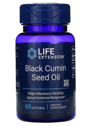 Масло семян черного тмина, Black Cumin Seed Oil, Life Extensio...
