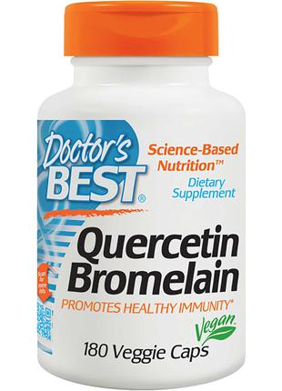 Кверцетин і Бромелайн, Quercetin Bromelain, Doctor's Best, 180...