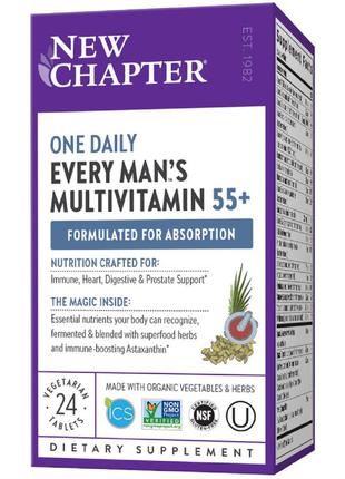 Ежедневные Мультивитамины для Мужчин 55+, Every Man's One Dail...