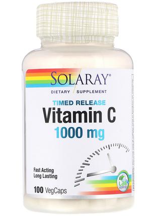 Витамин С Двухфазного Высвобождения, Vitamin C, Solaray, 1000 ...