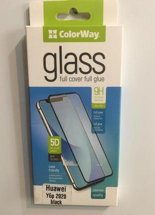 Защитное стекло для Huawei Y6p 2020 ColorWay