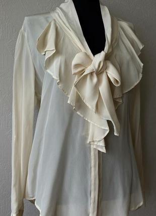 Шелковая блуза ralph lauren