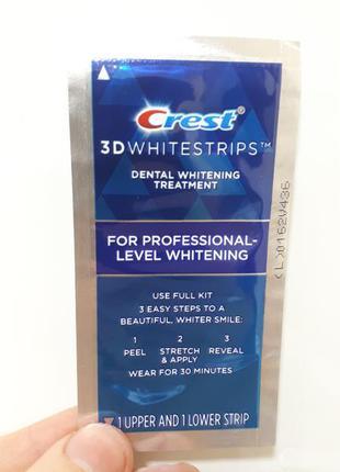 Отбеливающие полоски crest 3d white whitestrips professional e...