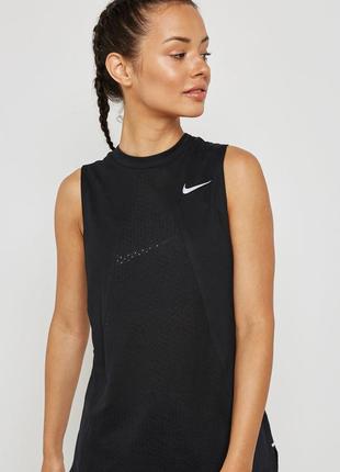 Спортивна майка nike womens black nk tailwind cool sports dri ...