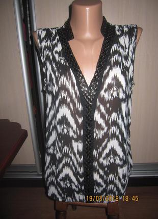 Стильная шифоновая блуза vero moda модный фасон