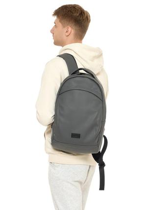 Якісний брендовий сірий чоловічий рюкзак для подорожей