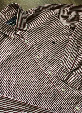 Рубашка polo by ralph lauren в полоску оригинал