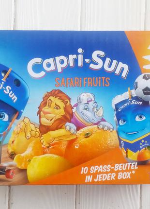 Сок мультифруктовый с трубочкой Capri-Sun Safari Fruits (короб...