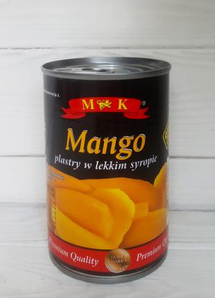 Консервированное манго в сиропе MK 425г Польша