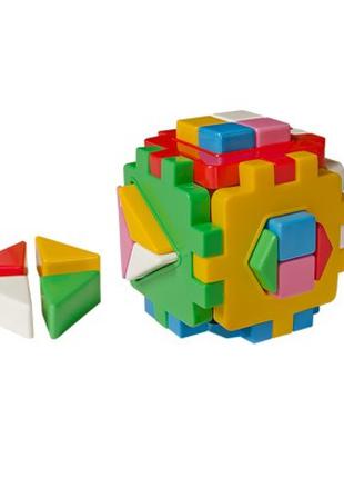 Куб Розумний малюк Логика 2 ТехноК логика сортер, см. описание